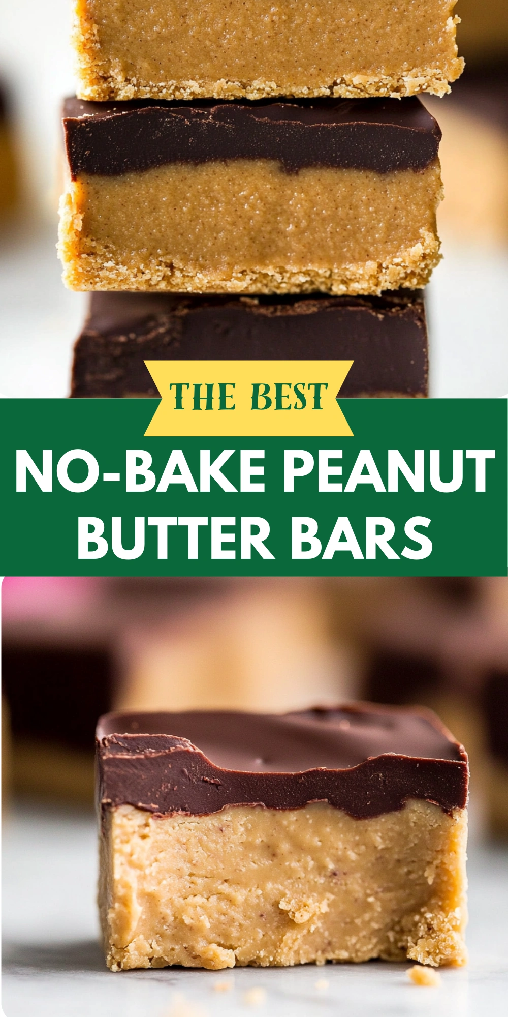 No-Bake Peanut Butter Bars