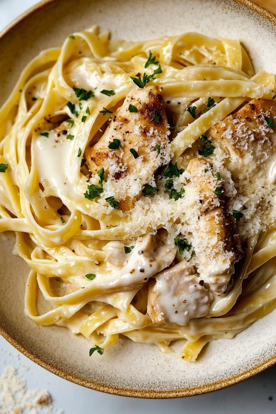 chicken alfredo pasta