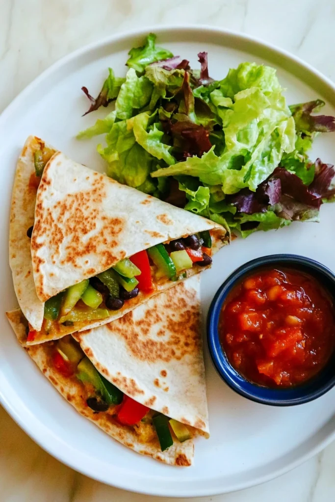 veggie quesadillas
