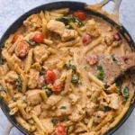 Creamy Chicken and Tomato Pasta (ONE Pan)